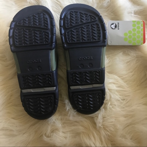 Crocs pRepair slides - UNISEX - NAVY/SILVER/GREEN - Picture 2 of 2